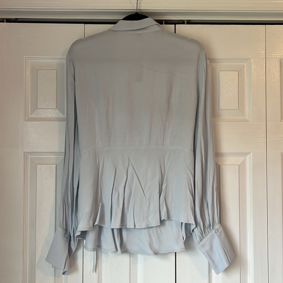 Drapey Crepe Wrap Top - Picture 3 of 3